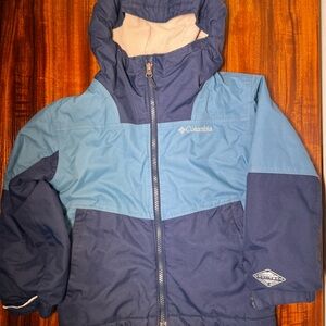 Columbia Omni-Tech Omni-Heat Insulated Hooded Winter Jacket Kids Size XXS 4/5